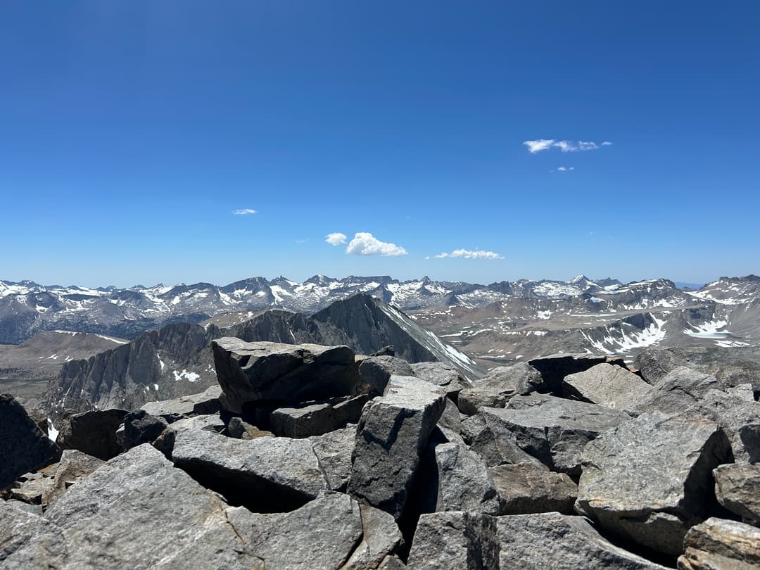 Views towards Tyndall and Shepard’s Pass