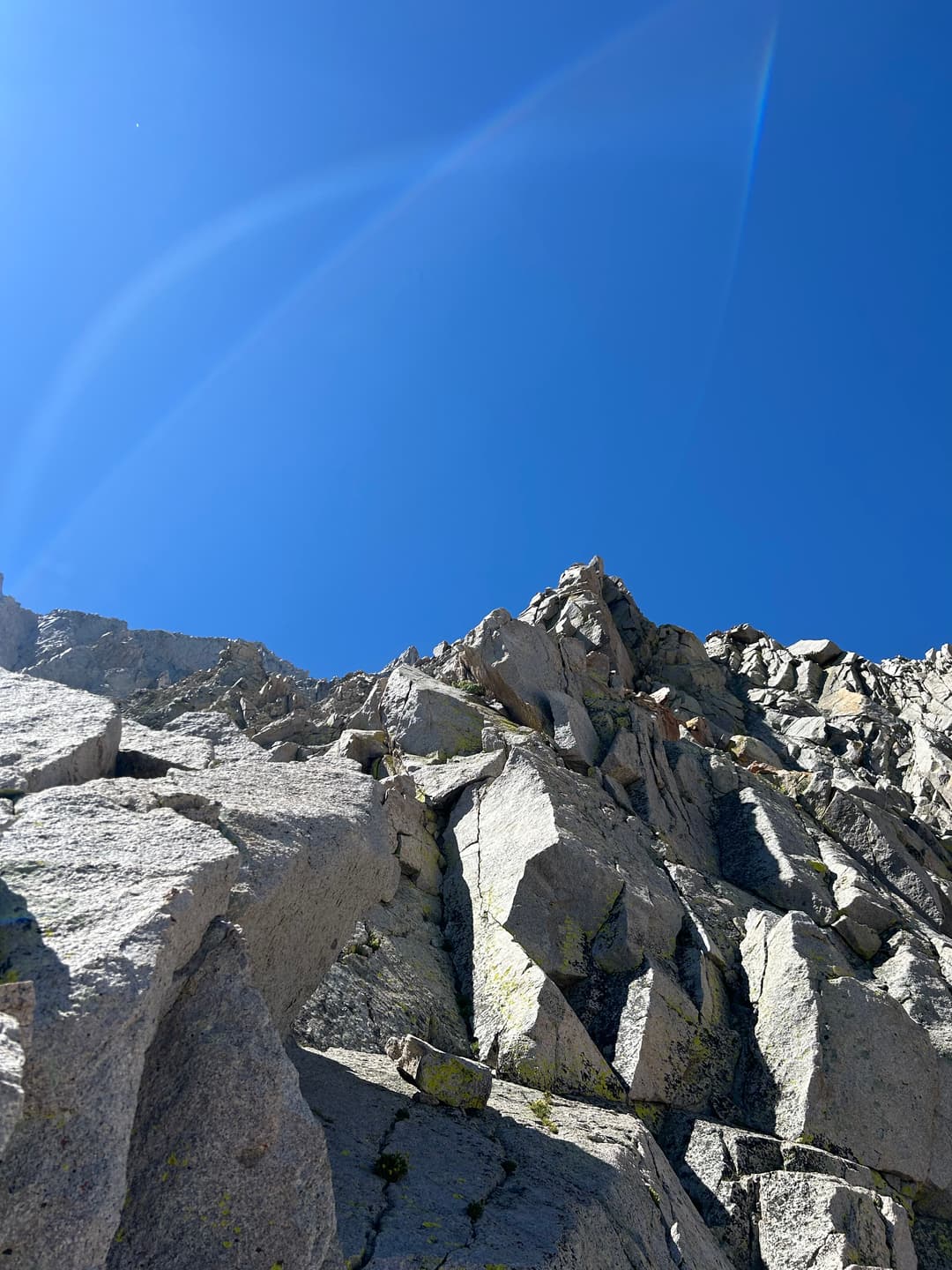 Endless ridge scrambling through this section